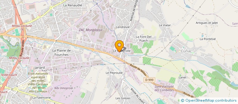 localisation de l'entreprise NELLINE à ALBI