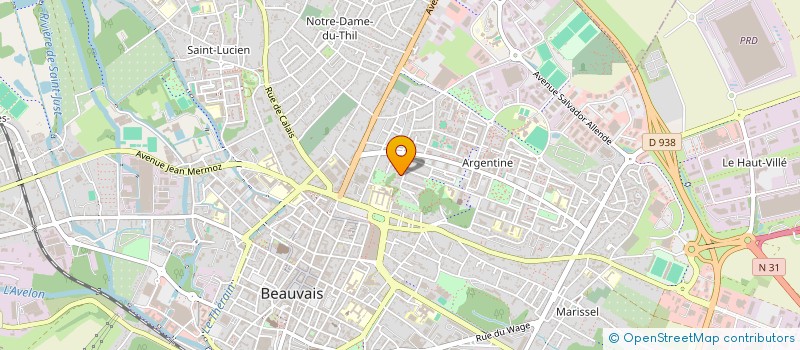 localisation de l'entreprise NELLO  BEAUVAIS