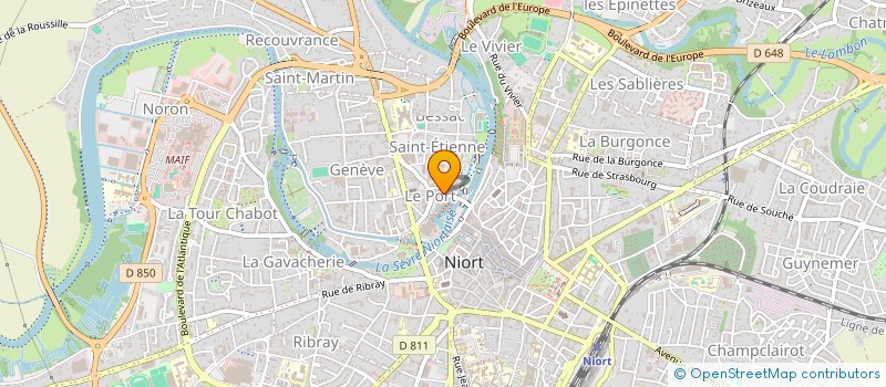 localisation de l'entreprise NELLS  NIORT