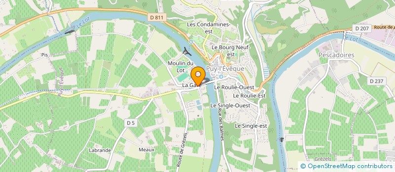 localisation de l'entreprise NELLUX  PUY-L'EVEQUE