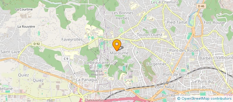 localisation de l'entreprise NELLY  TOULON