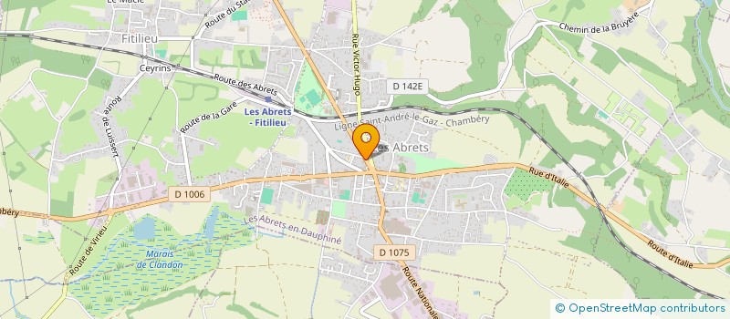 localisation de l'entreprise NELLY  LES ABRETS-EN-DAUPHINE