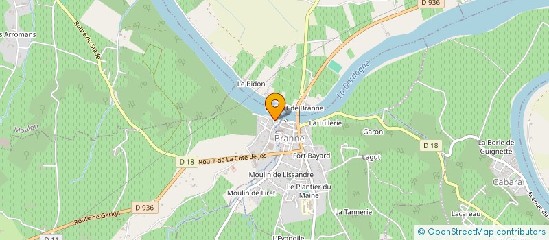 localisation de l'entreprise NELLY CHASSAGNE  GREZILLAC