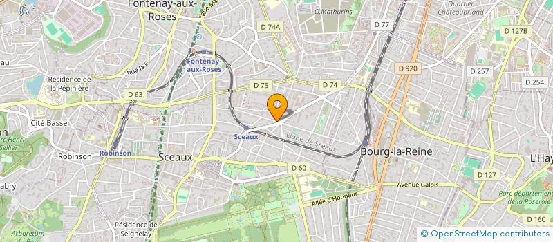 localisation de l'entreprise NELLY-CHRIS SAP SERVICES à SCEAUX