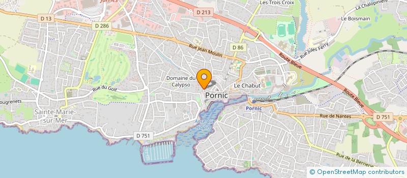 localisation de l'entreprise NELLY LABOUBEE  PORNIC