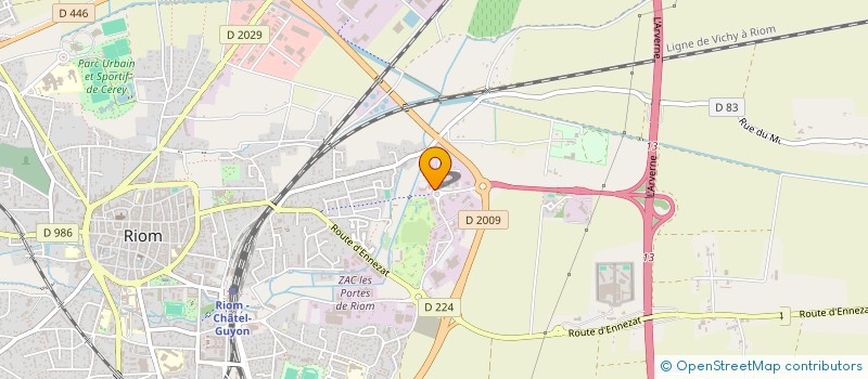 localisation de l'entreprise NELLY OLSON  LEZOUX