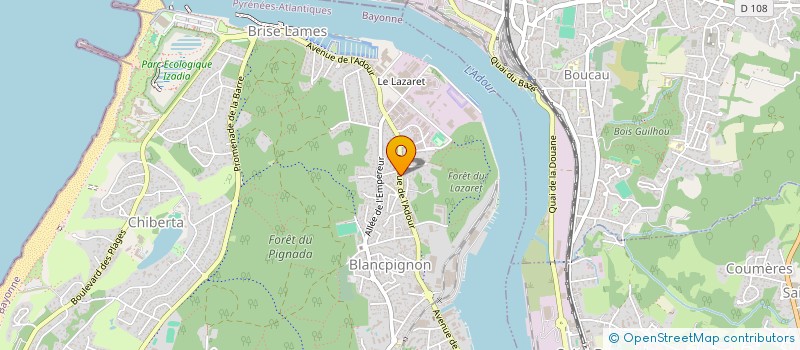 localisation de l'entreprise NELLY'S à BIARRITZ