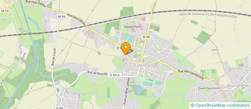 localisation de l'entreprise NELLYDECOCONSEIL à FRETIN