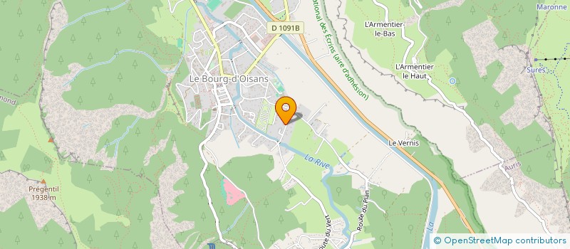 localisation de l'entreprise NELLYSKI à LES DEUX ALPES
