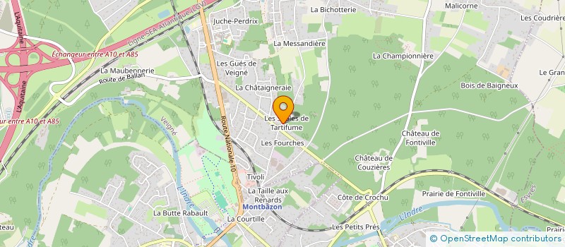 localisation de l'entreprise NELMAG à VEIGNE