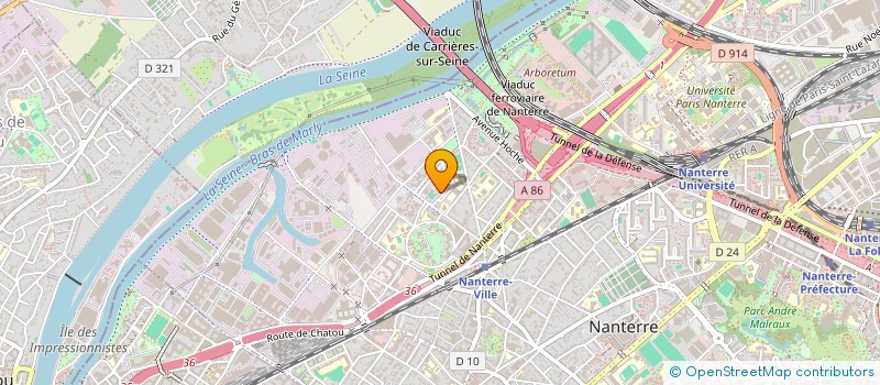 localisation de l'entreprise NELMAT INVEST  NANTERRE