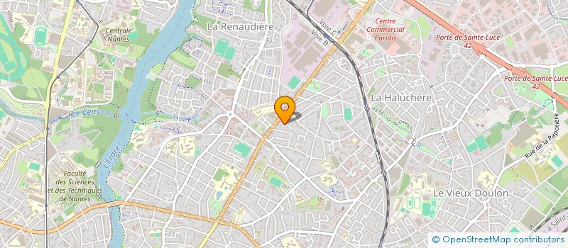 localisation de l'entreprise NELOMA à NANTES
