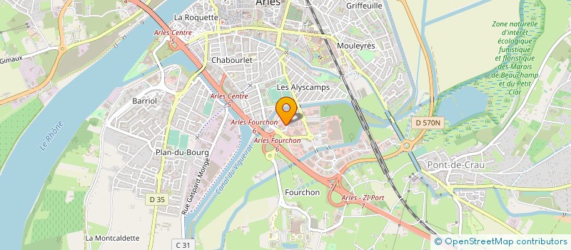 localisation de l'entreprise NELORA à ARLES