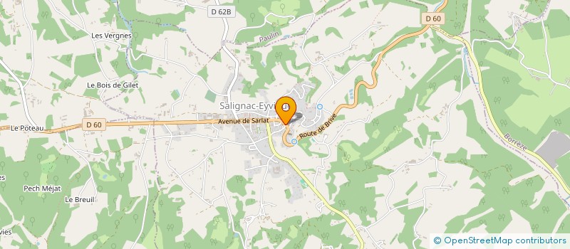 localisation de l'entreprise NELPOT  SALIGNAC-EYVIGUES