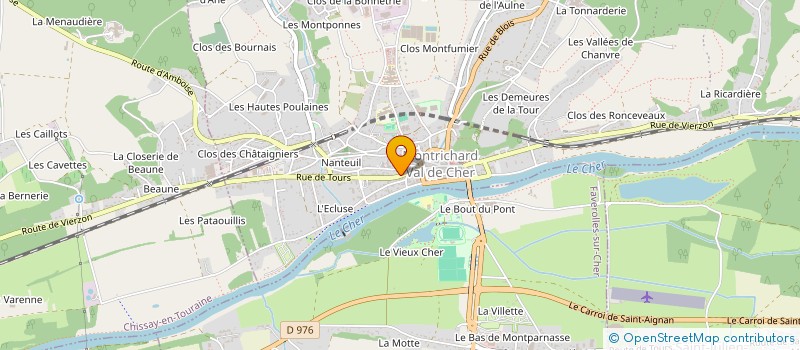 localisation de l'entreprise NELS à MONTRICHARD-VAL-DE-CHER