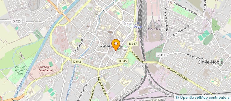 localisation de l'entreprise NELS TATOO à DOUAI