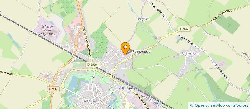 localisation de l'entreprise NELSON à LE QUESNOY