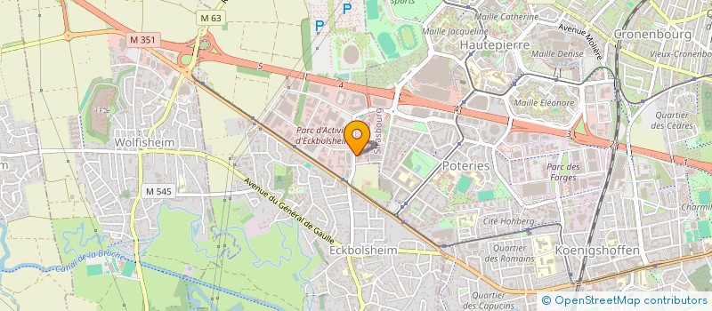 localisation de l'entreprise NELSON CORPORATION  ECKBOLSHEIM