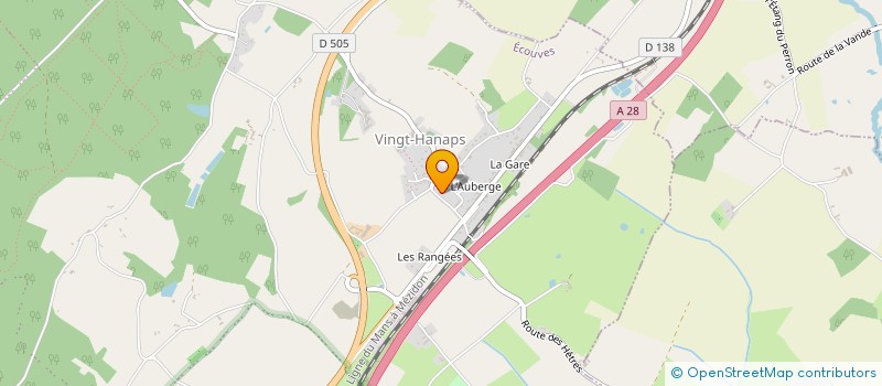 localisation de l'entreprise NELSON LIBERTE à ECOUVES
