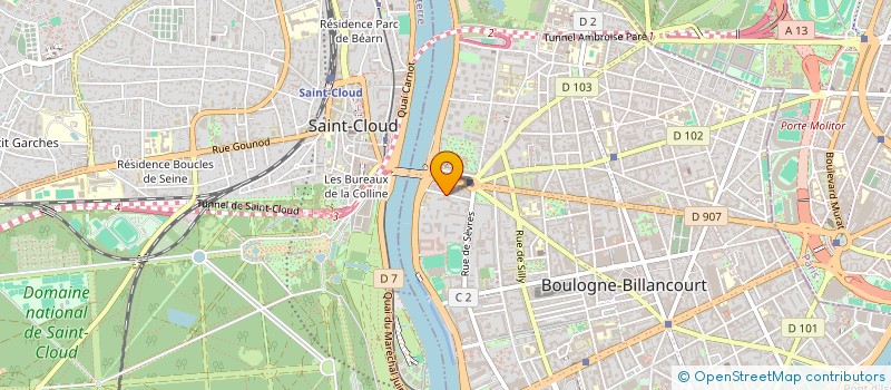localisation de l'entreprise NELSON RENOV à BOULOGNE-BILLANCOURT
