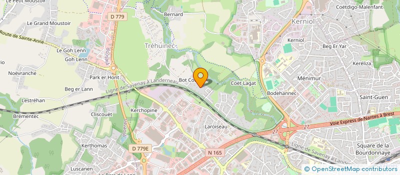 localisation de l'entreprise NELSON VINCI à VANNES