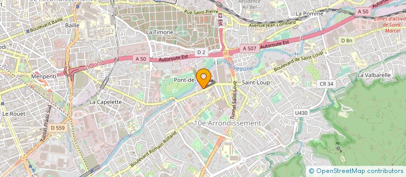 localisation de l'entreprise NELSTORE à MARSEILLE