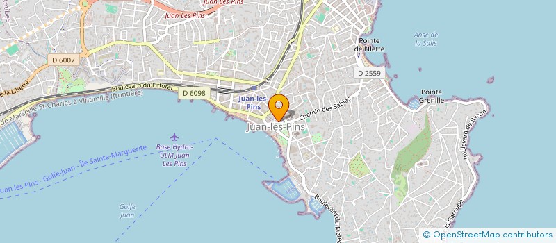 localisation de l'entreprise NELTEO à ANTIBES