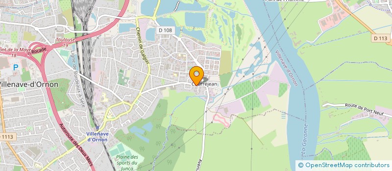 localisation de l'entreprise NELTRANS SAS  VILLENAVE-D'ORNON