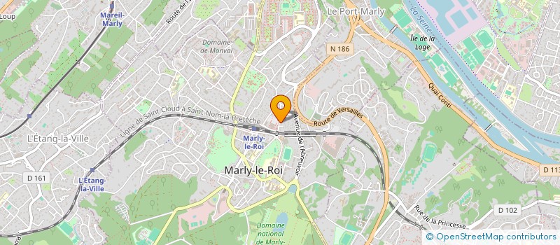 localisation de l'entreprise NELVEA  MARLY-LE-ROI