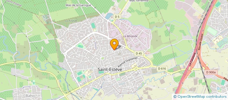 localisation de l'entreprise NELYA IMMOBILIER  SAINT-ESTEVE