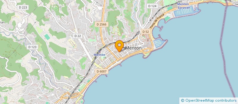 localisation de l'entreprise NELYA INVEST à MENTON