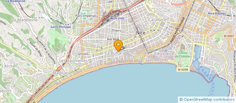 localisation de l'entreprise NEM à NICE