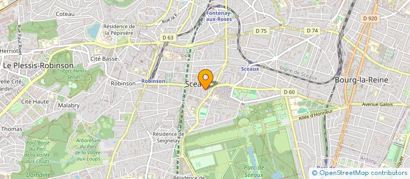 localisation de l'entreprise NEM à SCEAUX