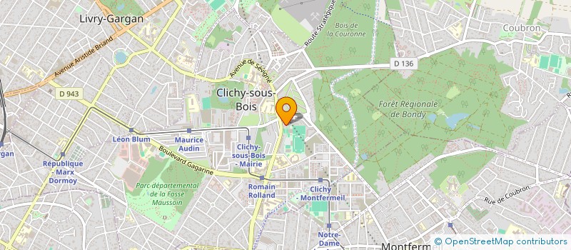 localisation de l'entreprise NEM BAT à CLICHY-SOUS-BOIS