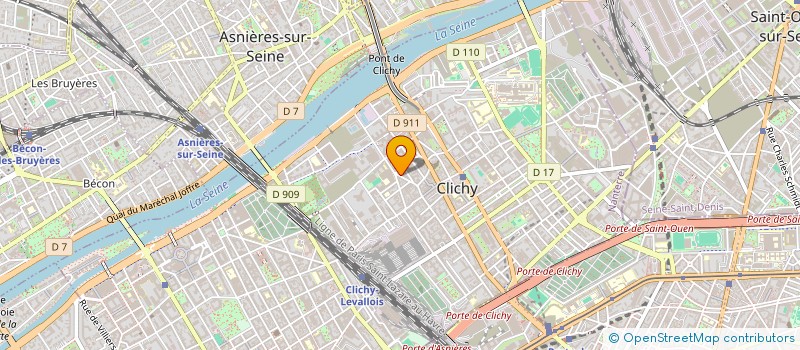 localisation de l'entreprise NEM EXPRESS à CLICHY