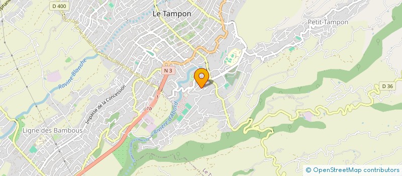 localisation de l'entreprise NEM IMMO  LE TAMPON