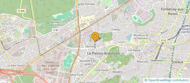 localisation de l'entreprise NEM IMMOBILIER à LE PLESSIS-ROBINSON