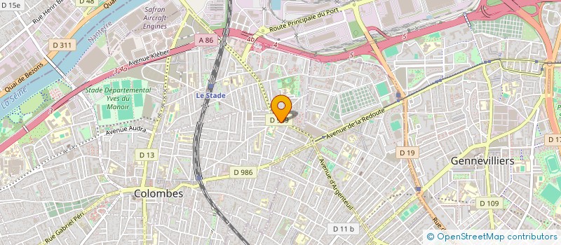 localisation de l'entreprise NEM PIZZA EXPRESS  COLOMBES