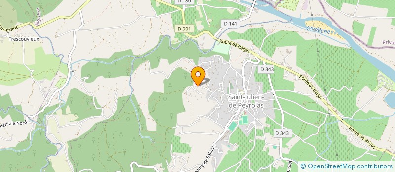 localisation de l'entreprise NEMA  SAINT-JULIEN-DE-PEYROLAS