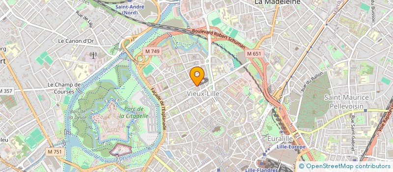 localisation de l'entreprise NEMA à LILLE
