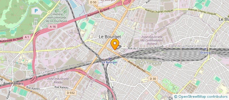 localisation de l'entreprise NEMA NATURE à LE BOURGET