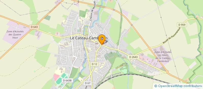 localisation de l'entreprise NEMAE  LE CATEAU-CAMBRESIS