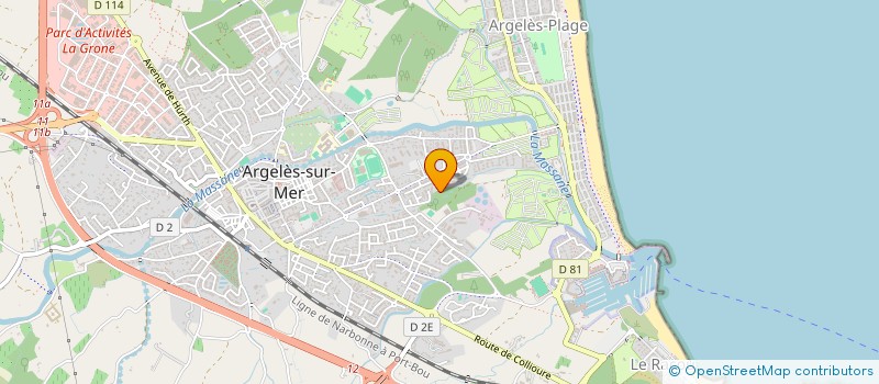 localisation de l'entreprise NEMALION  ARGELES-SUR-MER