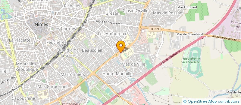 localisation de l'entreprise NEMAUSA FINANCE  NIMES