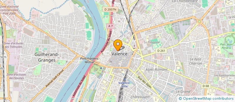localisation de l'entreprise NEMAUSUS à VALENCE