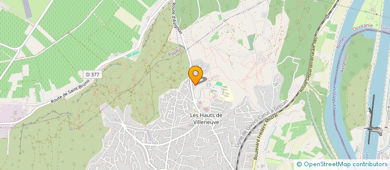 localisation de l'entreprise NEMAUSUS  VILLENEUVE-LES-AVIGNON