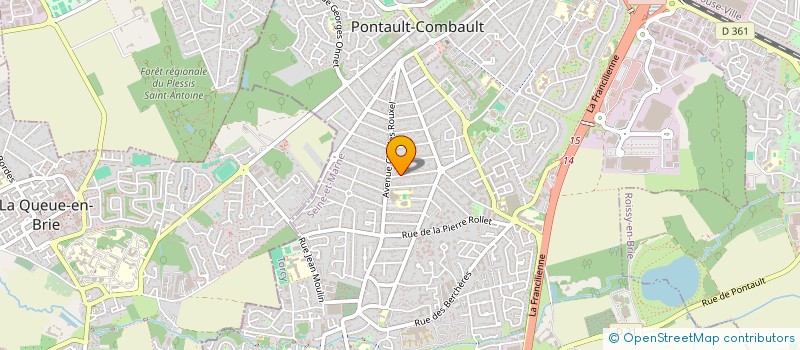 localisation de l'entreprise NEMAZUR à PONTAULT-COMBAULT