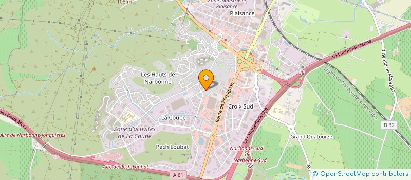 localisation de l'entreprise NEMEAUX à NARBONNE