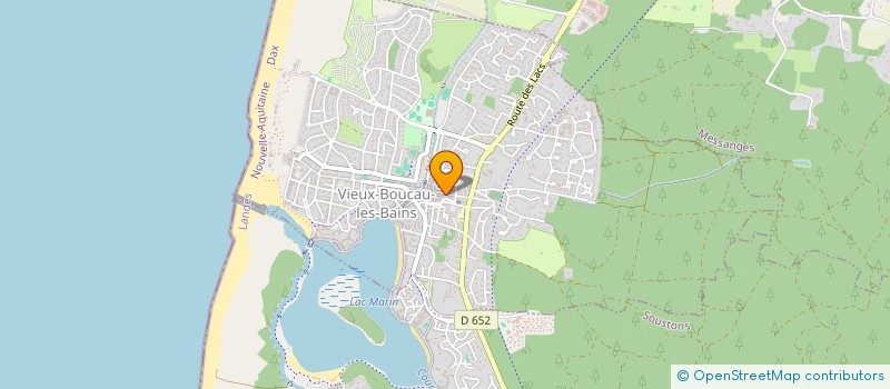 localisation de l'entreprise NEMESIS 128  VIEUX-BOUCAU-LES-BAINS