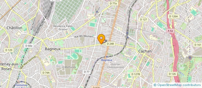 localisation de l'entreprise NEMESIS  BAGNEUX